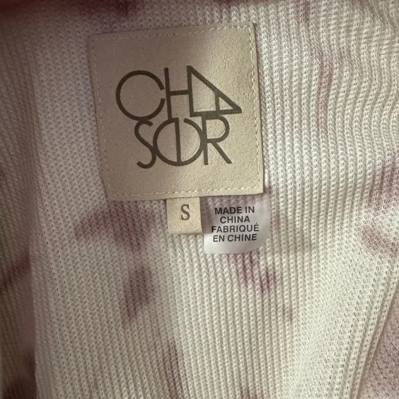 Chaser Tie Dye Waffle Knit Long Sleeve Top - Picture 2 of 5